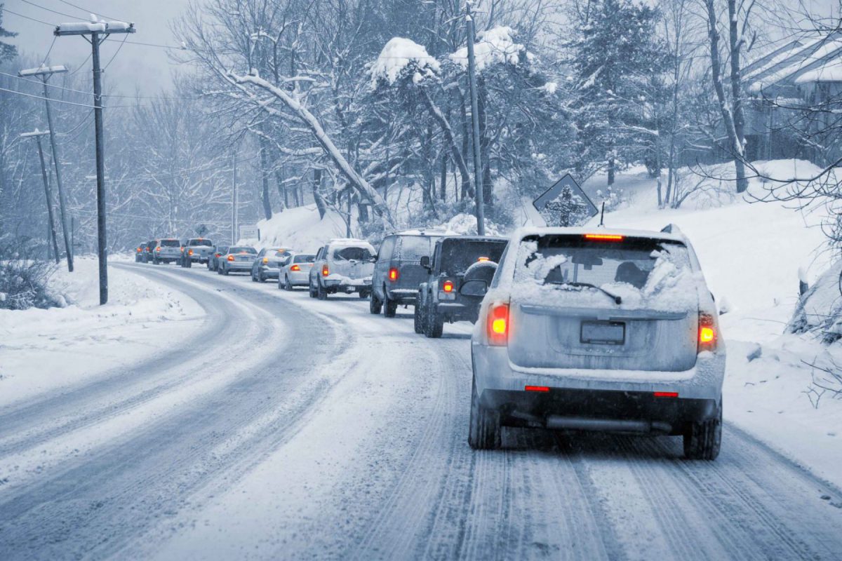 driving in the snow tips