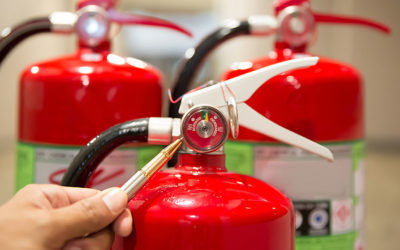 How to use a fire extinguisher.