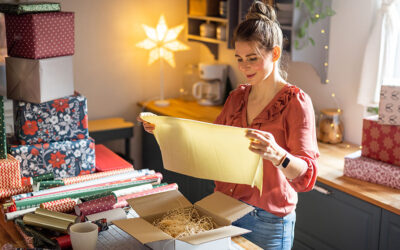 12 gift-wrapping safety tips for the holidays.