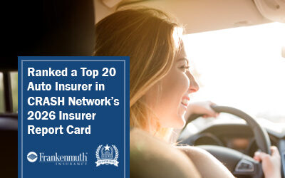 Frankenmuth Insurance Ranks Top 20 in CRASH Network’s 2026 Insurer Report Card.