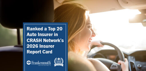Frankenmuth Insurance Ranks Top 20 in CRASH Network’s 2026 Insurer Report Card.